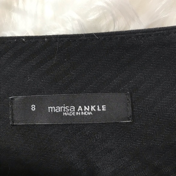 Ann Taylor Loft Marisa Ankle fit black pants, sz 8 - Picture 3 of 7